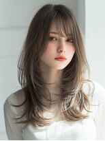 ダル 渋谷/表参道(DAL.)&nbsp;ミディアムレイヤー/ダークグレージュ/ハッシュカット
