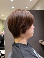 ミルシェ(MILSHE)&nbsp;丸みショート/白髪ぼかしカラー/岡町/豊中/曽根/40代/50代/60代