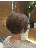 丸みショートボブ