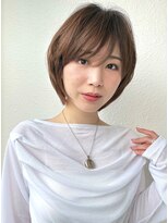 カバーヘア ブリス 志木南口駅前店(COVER HAIR bliss)&nbsp;夏カラーブリーチなし小顔ひし形レイヤーボブp志木