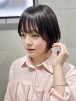 イオ 渋谷(io) くびれレイヤー/丸みショートボブ/くびれショート/ひし形ボブ