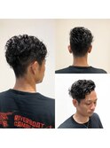 メンズショートパーマスタイル