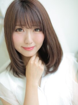 アグ ヘアー パルフェ 奈良駅前店(Agu hair parfait) 女子度No.1☆ナチュラルセミディ