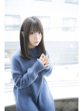 サロンドミルク 原宿(salon de MiLK) 【salon de MiLK 原宿】イルミナカラー×耳かけツヤワンカール