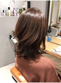20代30代40代小顔ふんわり動き簡単まとまるツヤのカーブカット