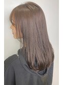 【表参道　roijir】顔まわりレイヤーカット×ブラウンベージュ