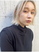 【quon】ハイトーンぱつっとボブ　-天神 今泉 薬院-