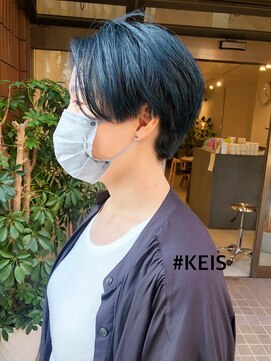 ケイス(KEIS) ブルーブラック ハンサムショート