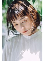 ウェーブ(WAVE)&nbsp;ベーシックなヘアスタイルに少し個性をプラスしておしゃれボブに