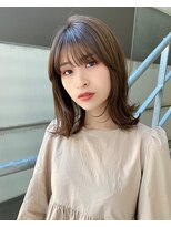 エマ ギンザ(EMMA GINZA)&nbsp;簡単スタイリング　くびれ小顔見せミディアム♪