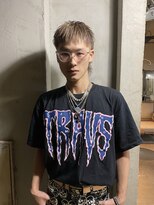 短髪ウルフ×ミルクティーベージュ