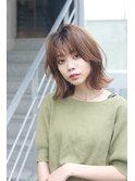 大人可愛いくびれミディアムレイヤーボブ★20代30代吉祥寺