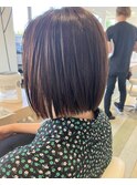軽めのボブ