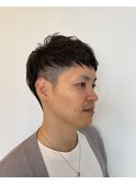 メンズ2ブロックショート