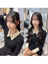 アフロートリノ(AFLOAT Leino) 大人可愛い似合わせ顔周り レイヤーカット 小顔顔まわり#