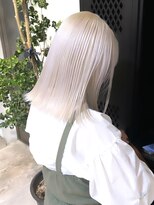 ヲタク(wotaku.)&nbsp;ホワイトカラー/ハイトーン/ケアブリーチ/リタッチ/切りっぱなし