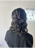 ［HELM渋谷］ヘアセット☆ハーフアップ☆