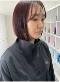 ★シースルーバング小顔ミニボブ
