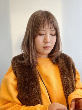 ガリカ 大名(Gallica) <森千晶>金髪くびれミディアムに顔周りレイヤー<大名>