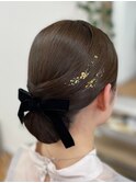 タイトシニヨン20代30代40代◎結婚式【品川/ヘアセット】