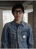 【ヤベハルカ】ユニセックス　ショートウルフ　ニュアンスパーマ