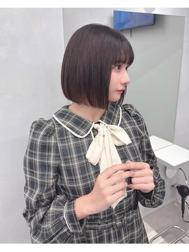 ポプルス(popls) ボブ/内巻きボブ/韓国ボブ/縮毛矯正/髪質改善/コリアンボブ