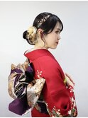 成人式ヘアセット/ヘアセット/タイトアレンジ