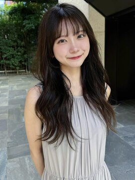 アフロート ディル(AFLOAT D'L) フェミニンロング 2wayバング 小顔ヘア 前髪 似合わせカット