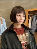 ミニボブ［西宮/西宮北口/神戸/ボブ/ミニボブ/ブラウンカラー］