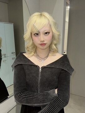 ジェム(GEM) 【GEM/kanae】ブロンド/ホワイト/ミディアム