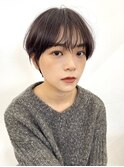 ショート/イメチェンカットラベンダーベージュ