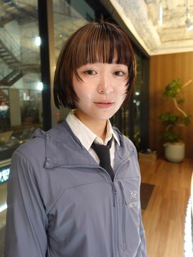 ユルクメゾンシティ 名古屋(JURK MAISON CITY) 【ami style】ボブレイヤー ローライトカラー デザインカラー