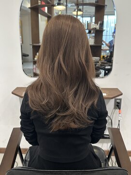 ラック 表参道(LUCK) ハイライトベージュ/くすみベージュ/細めハイライト/表参道/原宿