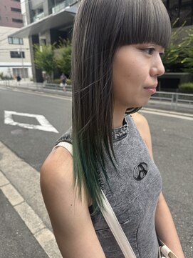 バローチェ 大阪 堀江(Barouche) 【Barouche/中島綾子】　グレージュカラー　裾カラー　堀江