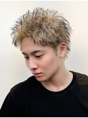 スパイキーショート×エンドカラー
