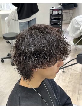 メンズ サロン ドット トウキョウ 町田店(men's salon dot. tokyo) グランジウルフ×波巻きツイスパMIX