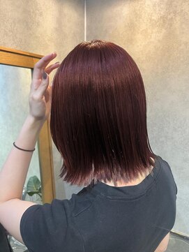 エン(en.) ♪深めワインレッドカラー