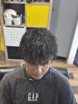 バーバーブロス(BAR BER bro's) ツイストスパイラルパーマ/浦安/メンズパーマ/波巻きパーマ