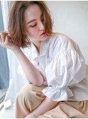 似合わせカット×ゴールドベージュ/心斎橋&難波&堀江&新町