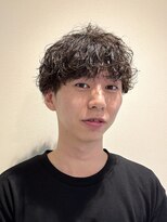 ツヅリ&nbsp;波巻きパーマ/熊本メンズパーマ/メンズパーマ/熊本メンズカット