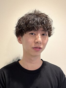 ツヅリ 波巻きパーマ/熊本メンズパーマ/メンズパーマ/熊本メンズカット