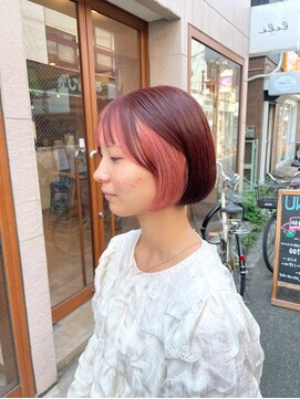 モップス 金沢文庫店(MOPS) PINK×インナーカラー