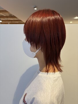 ダブルカラー,レッドブラウン,レッド系カラー,ウルフ【草加】