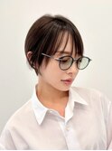 シースルーマッシュ40代50代姫カットベリーショート