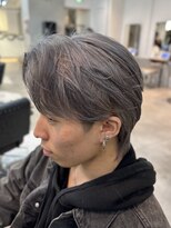 ゼスト パーク(ZEST PARK)&nbsp;グレー　シルバー　メンズカラー　ダブルカラー　銀髪　吉祥寺