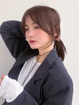 ラフ フロム ガーデン(Laf from GARDEN)&nbsp;ミディアム/レイヤーカット/顔周りカット/透明感カラー