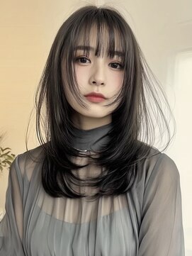 ネハス 名古屋栄店(nehus.) ウルフカット/レイヤーカット/ブリーチなしカラー/カット