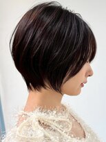 アッシュ 茗荷谷店(Ash)&nbsp;茗荷谷ショートカット白髪ぼかし白髪染めハイライト髪質改善ボブ