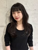 ヨーク(YOKE)&nbsp;【YOKE】レイヤーロングワイドバングシャギーダークグレージュ