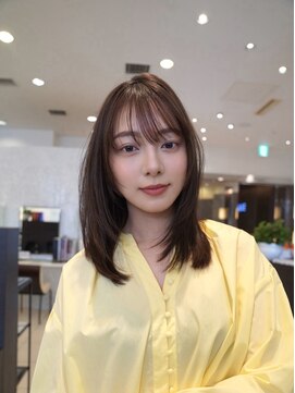 ヴィサージュ ギンザ VISAGE GINZA やわらかミディ×シースルーバング